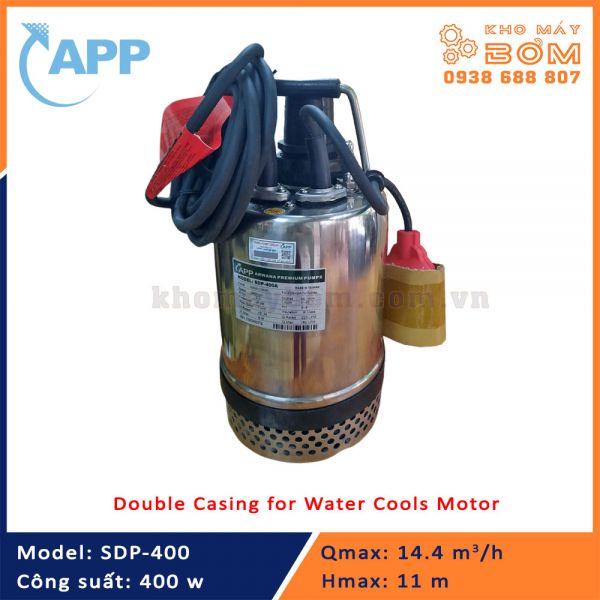 Máy bơm hóa chất, axit loãng APP SDP-400 (400w)