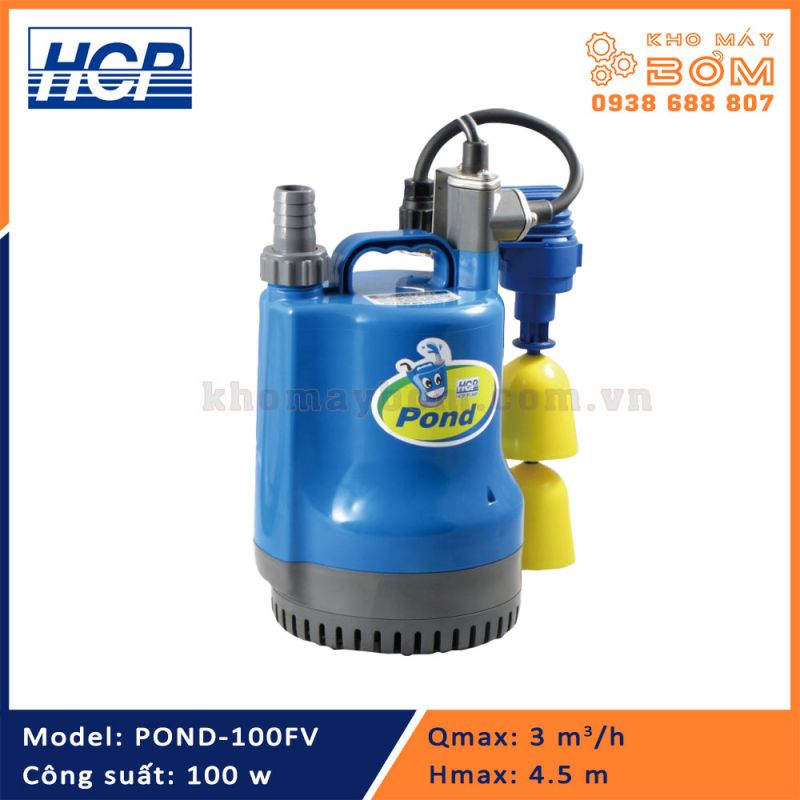 Bơm chìm nước thải HCP Model POND-100 (100w)