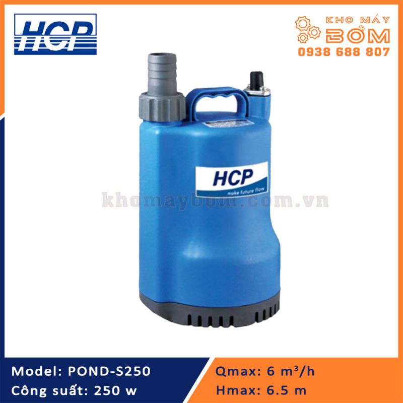 Máy bơm chìm nước thải HCP Model POND-S250 (250w)